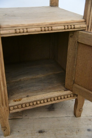 アンティーク　大理石　ベッドサイドテーブル　剥離　フレンチ