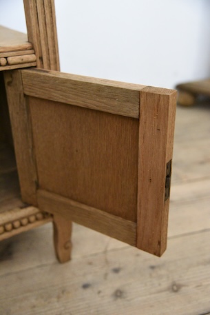 アンティーク　大理石　ベッドサイドテーブル　剥離　フレンチ