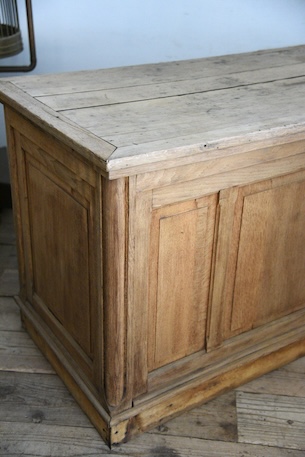 アンティーク　カウンター　レジ台　フレンチ　作業台