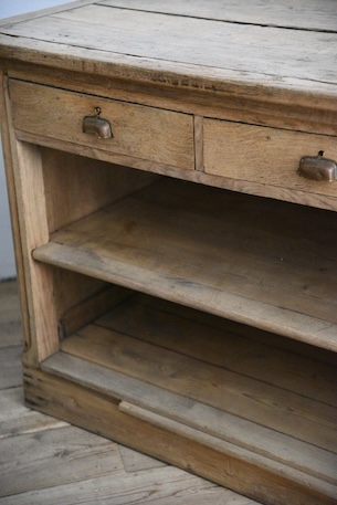 アンティーク　カウンター　レジ台　フレンチ　作業台