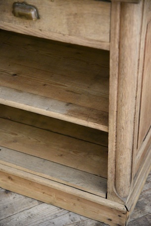 アンティーク　カウンター　レジ台　フレンチ　作業台