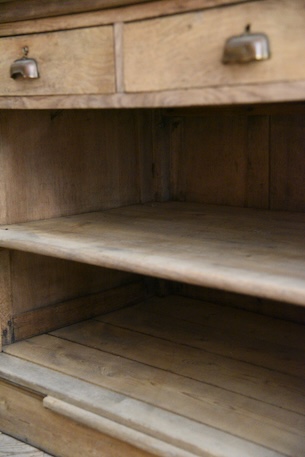 アンティーク　カウンター　レジ台　フレンチ　作業台