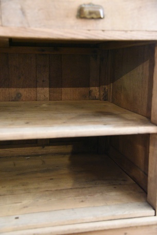 アンティーク　カウンター　レジ台　フレンチ　作業台