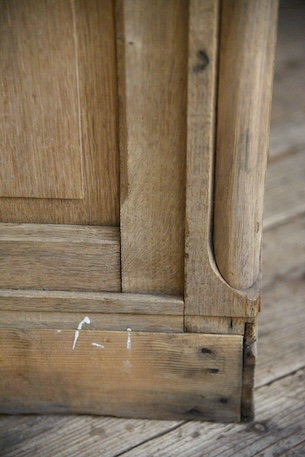 アンティーク　カウンター　レジ台　フレンチ　作業台