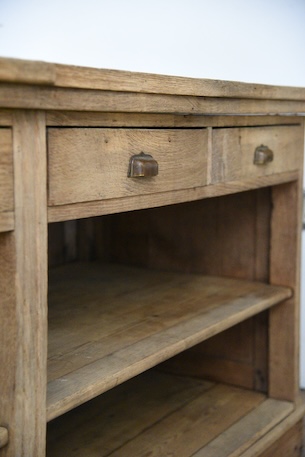 アンティーク　カウンター　レジ台　フレンチ　作業台