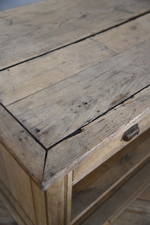 アンティーク　カウンター　レジ台　フレンチ　作業台