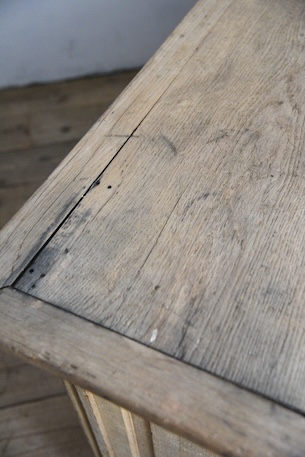 アンティーク　カウンター　レジ台　フレンチ　作業台