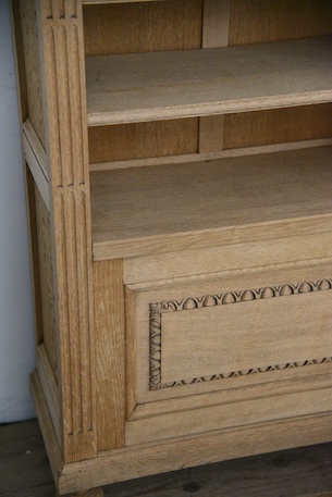 アンティーク　キャビネット　ブックケース　剥離　フレンチ