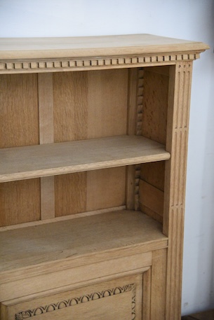 アンティーク　キャビネット　ブックケース　剥離　フレンチ