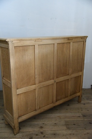 アンティーク　キャビネット　ブックケース　剥離　フレンチ