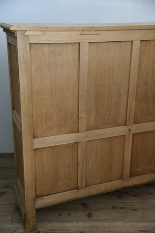 アンティーク　キャビネット　ブックケース　剥離　フレンチ