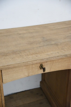 アンティーク　デスク　カウンター　剥離　フレンチ