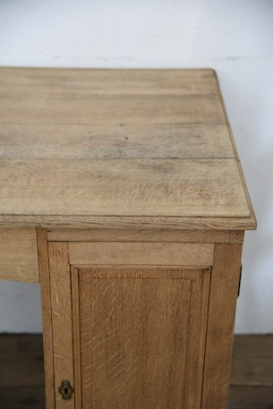 アンティーク　デスク　カウンター　剥離　フレンチ