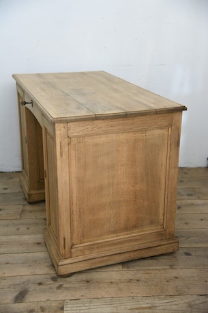 アンティーク　デスク　カウンター　剥離　フレンチ