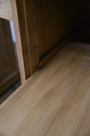 アンティーク　デスク　カウンター　剥離　フレンチ