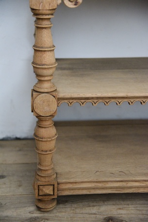 アンティーク　剥離　フレンチ　シェルフ　ラック　ディスプレイ　テーブル