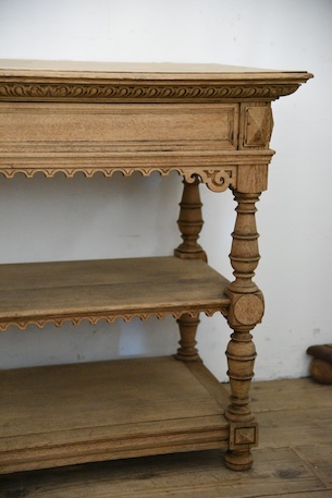 アンティーク　剥離　フレンチ　シェルフ　ラック　ディスプレイ　テーブル