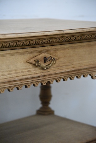 アンティーク　剥離　フレンチ　シェルフ　ラック　ディスプレイ　テーブル