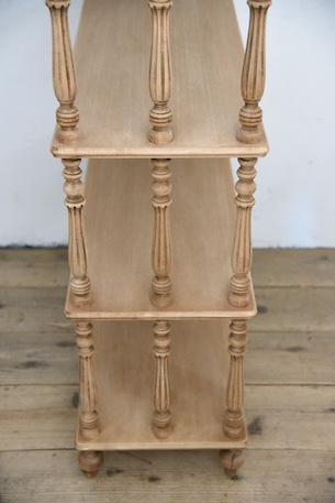 アンティーク　シェルフ　ラック　剥離　フレンチ　ろくろ