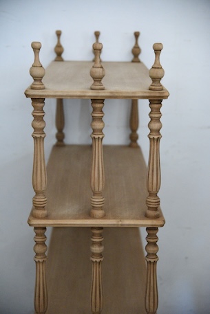 アンティーク　シェルフ　ラック　剥離　フレンチ　ろくろ