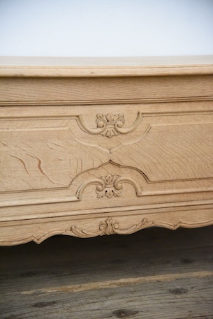 アンティーク　猫脚　剥離　トランク　ベンチ　フレンチ