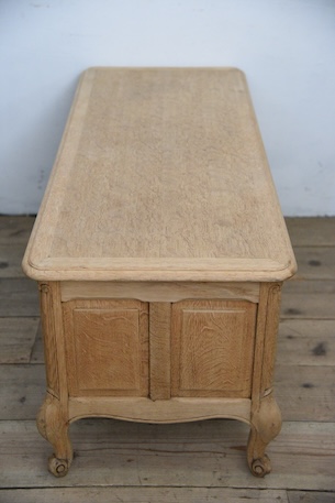 アンティーク　猫脚　剥離　トランク　ベンチ　フレンチ