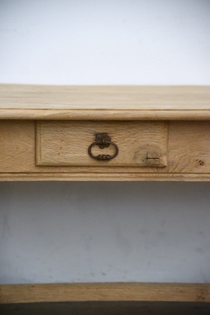 アンティーク　コーヒーテーブル　センターテーブル　ドロワーテーブル　剥離　フレンチ