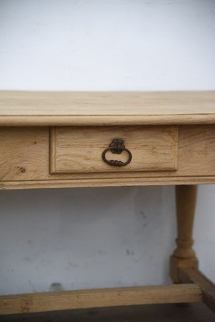 アンティーク　コーヒーテーブル　センターテーブル　ドロワーテーブル　剥離　フレンチ