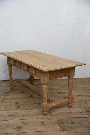 アンティーク　コーヒーテーブル　センターテーブル　ドロワーテーブル　剥離　フレンチ