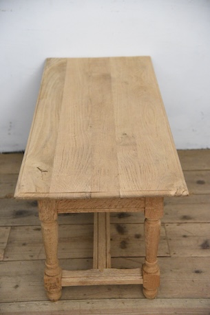 アンティーク　コーヒーテーブル　センターテーブル　ドロワーテーブル　剥離　フレンチ