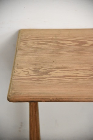 アンティーク　カフェテーブル　ビストロテーブル　デスク　剥離　フレンチ