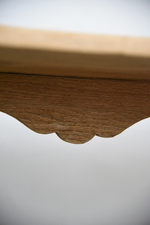 アンティーク　カフェテーブル　ビストロテーブル　デスク　剥離　フレンチ　2