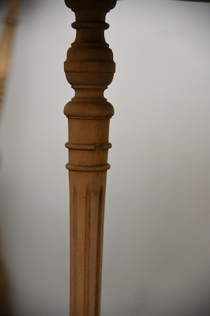 アンティーク　オーバル　テーブル　サイドテーブル　剥離　フレンチ