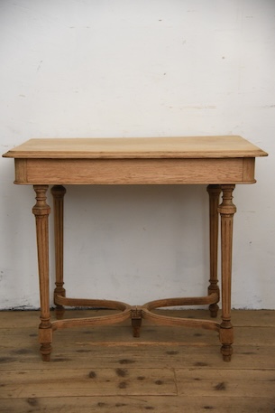 アンティーク　デスク　テーブル　剥離　フレンチ