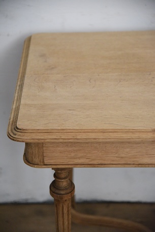 アンティーク　デスク　テーブル　剥離　フレンチ