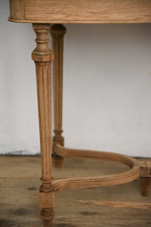 アンティーク　デスク　テーブル　剥離　フレンチ