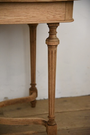 アンティーク　デスク　テーブル　剥離　フレンチ