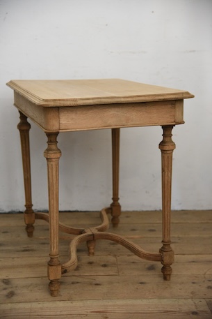 アンティーク　デスク　テーブル　剥離　フレンチ