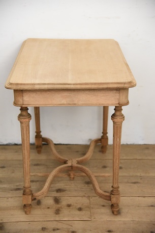 アンティーク　デスク　テーブル　剥離　フレンチ