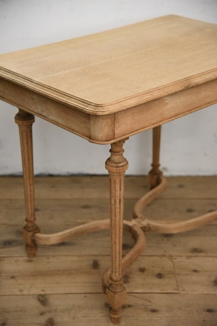 アンティーク　デスク　テーブル　剥離　フレンチ