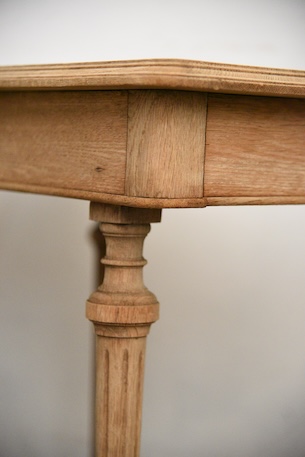 アンティーク　デスク　テーブル　剥離　フレンチ