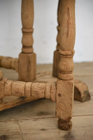 アンティーク　ドロップリーフテーブル　サイドテーブル　剥離　フレンチ　コーヒーテーブル