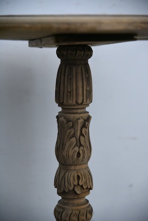 アンティーク　ワインテーブル　剥離　フレンチ　サイドテーブル　ラウンドテーブル