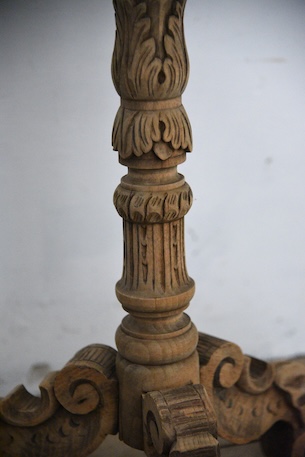 アンティーク　ワインテーブル　剥離　フレンチ　サイドテーブル　ラウンドテーブル