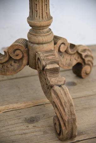 アンティーク　ワインテーブル　剥離　フレンチ　サイドテーブル　ラウンドテーブル