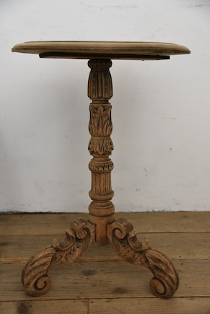 アンティーク　ワインテーブル　剥離　フレンチ　サイドテーブル　ラウンドテーブル