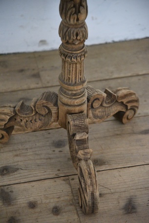 アンティーク　ワインテーブル　剥離　フレンチ　サイドテーブル　ラウンドテーブル