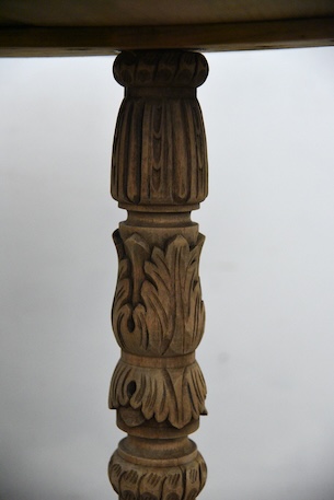 アンティーク　ワインテーブル　剥離　フレンチ　サイドテーブル　ラウンドテーブル