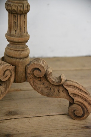 アンティーク　ワインテーブル　剥離　フレンチ　サイドテーブル　ラウンドテーブル