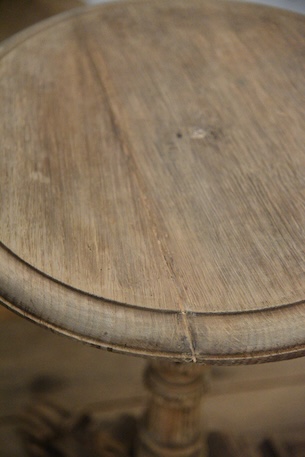 アンティーク　ワインテーブル　剥離　フレンチ　サイドテーブル　ラウンドテーブル